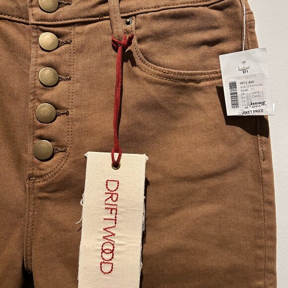 Driftwood Rust Brown Jeans 29 W (size 10) NEW - Picture 2 of 6